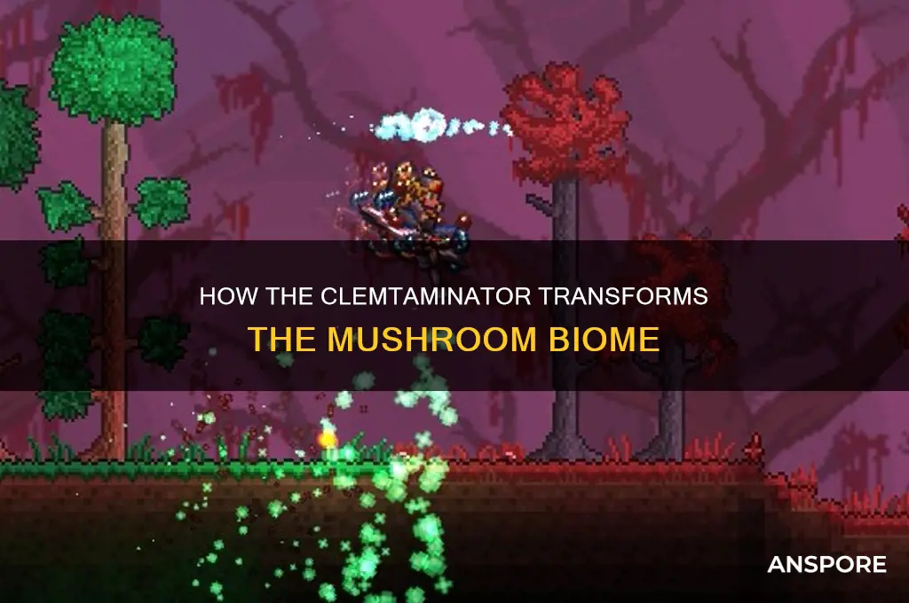does the clemtaminator spread mushroom biome