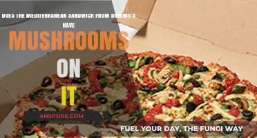 Domino's Mediterranean Sandwich: Does It Have Mushrooms?