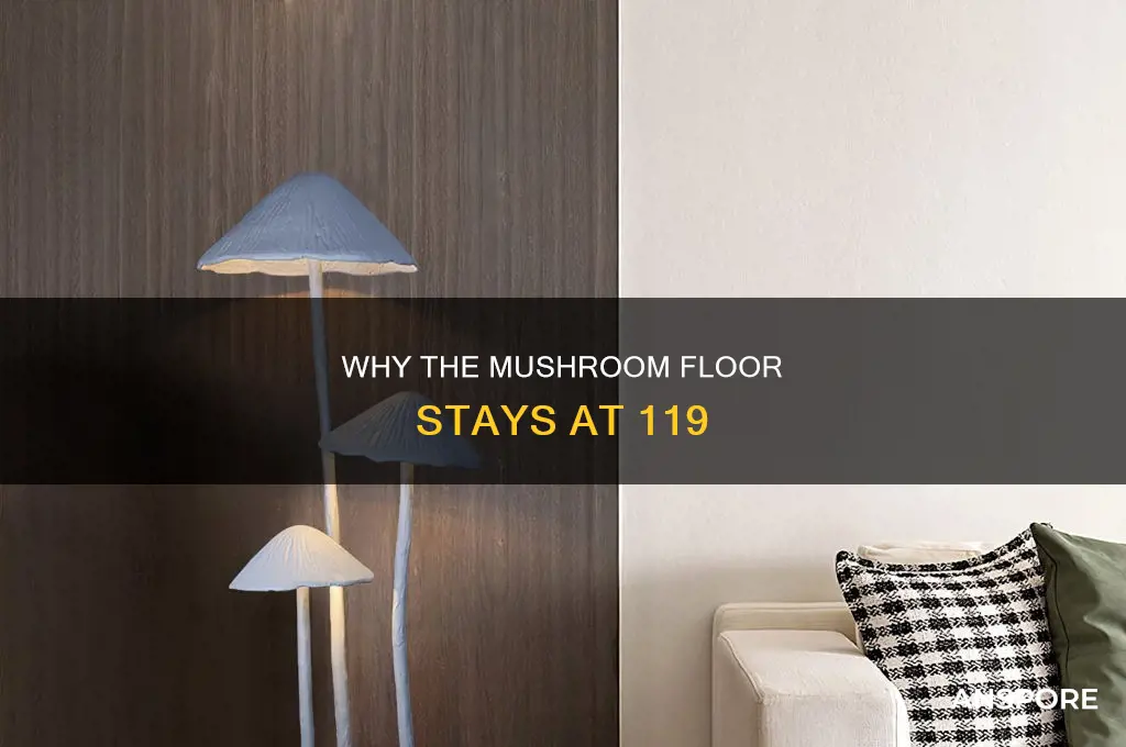 does the mushroom floor stay at 119
