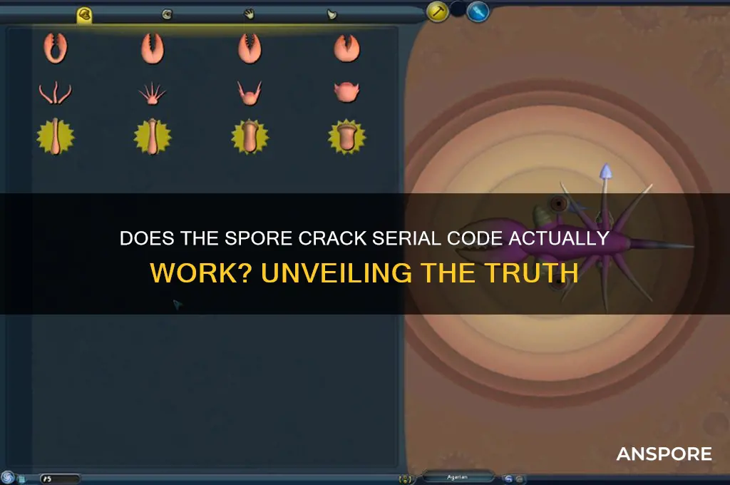 does the spore crack serial code really work