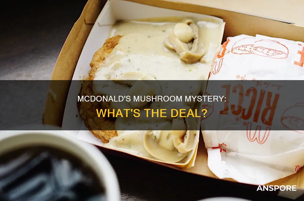 does they have mushrooms at mcdonalds