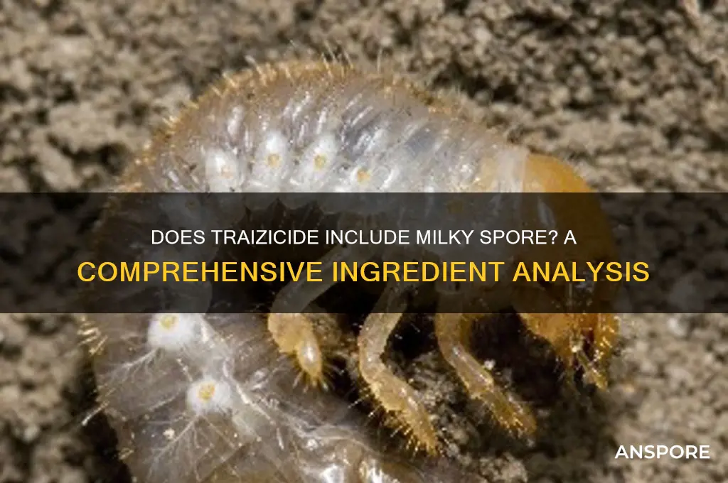 does traizicide contain milky spore