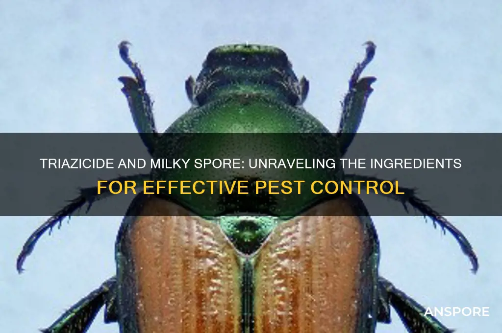 does triazicide contain milky spore