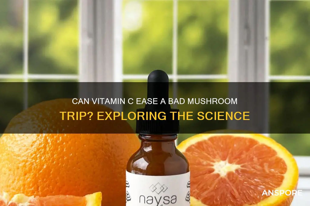 does vitamin c help a bad mushroom trip