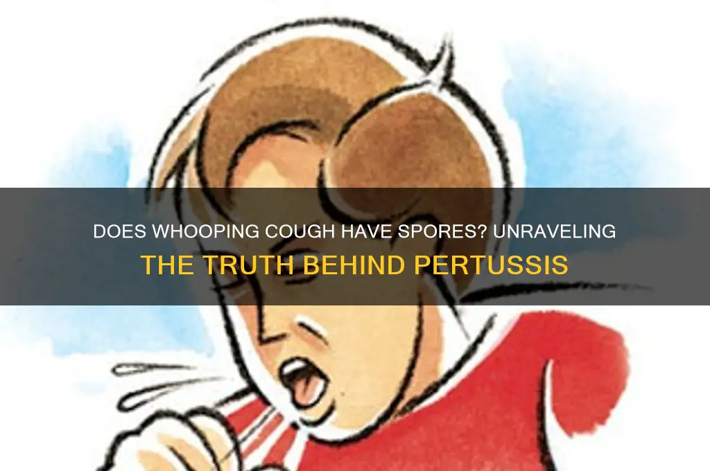 does whopping cough have spores