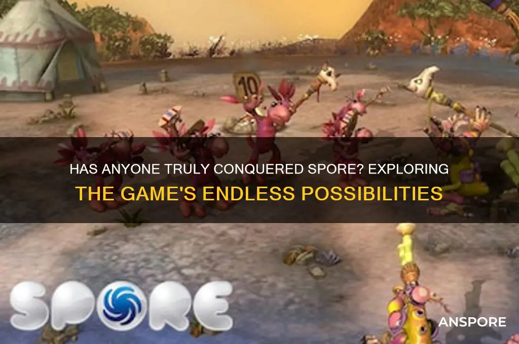 has anyone conqured spore
