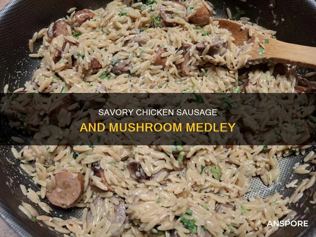 have chicken apple sausage mushrooms