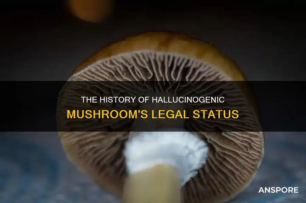 have hallucinogenic mushrooms always been illegal