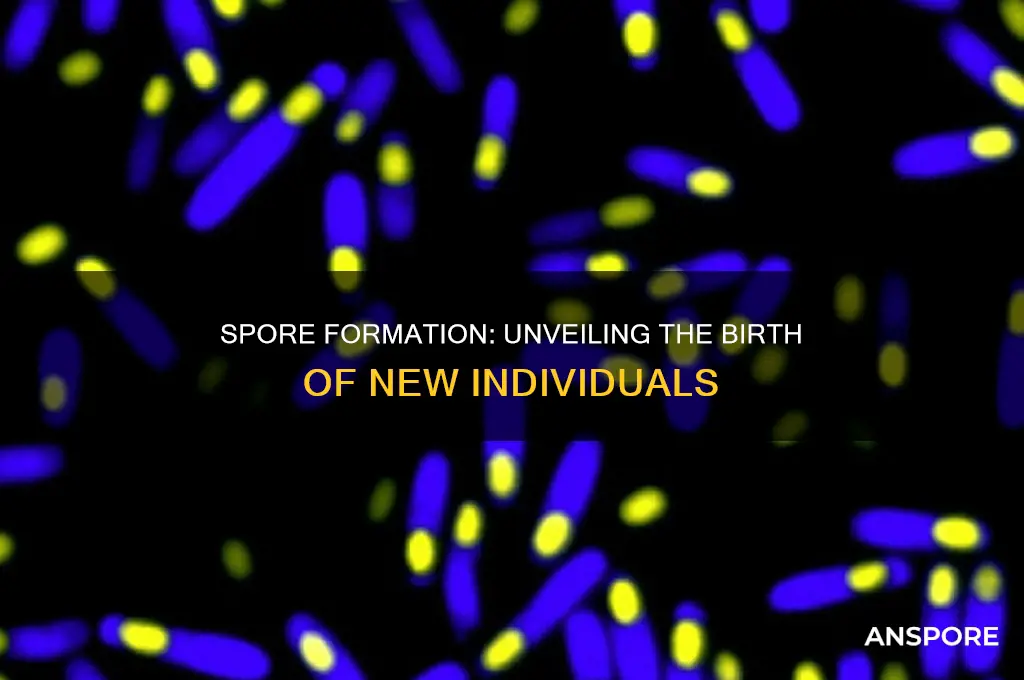 how a new individual is formed through spore formation
