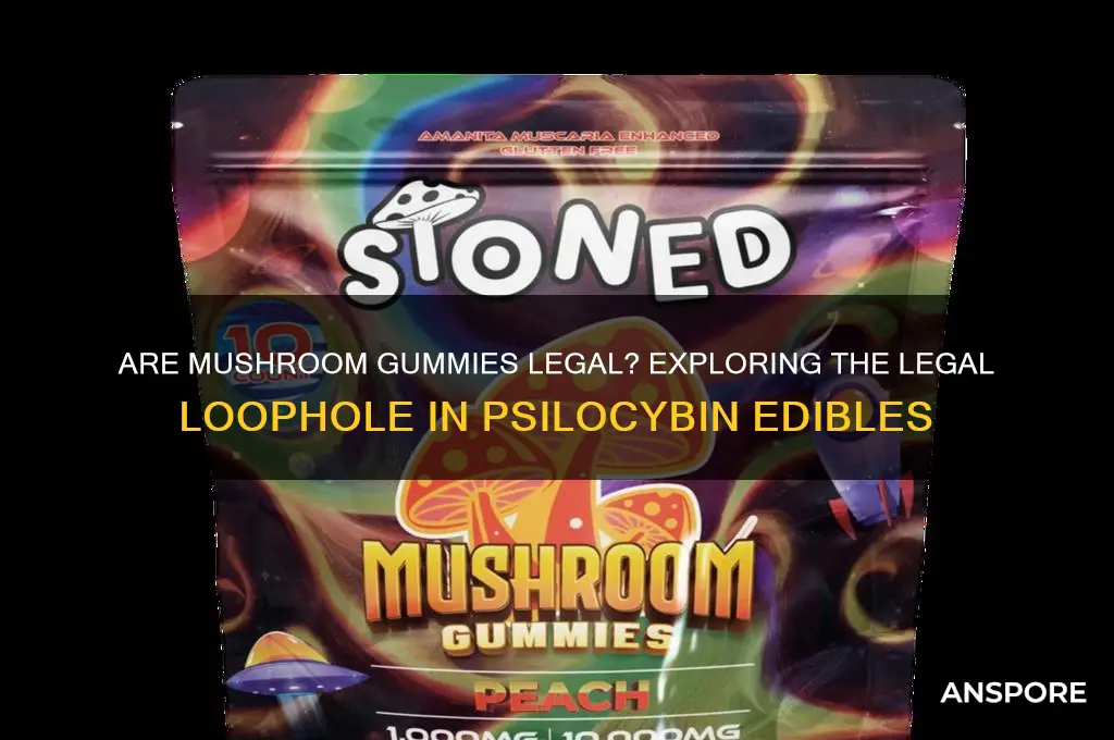 how are mushroom gummies legal