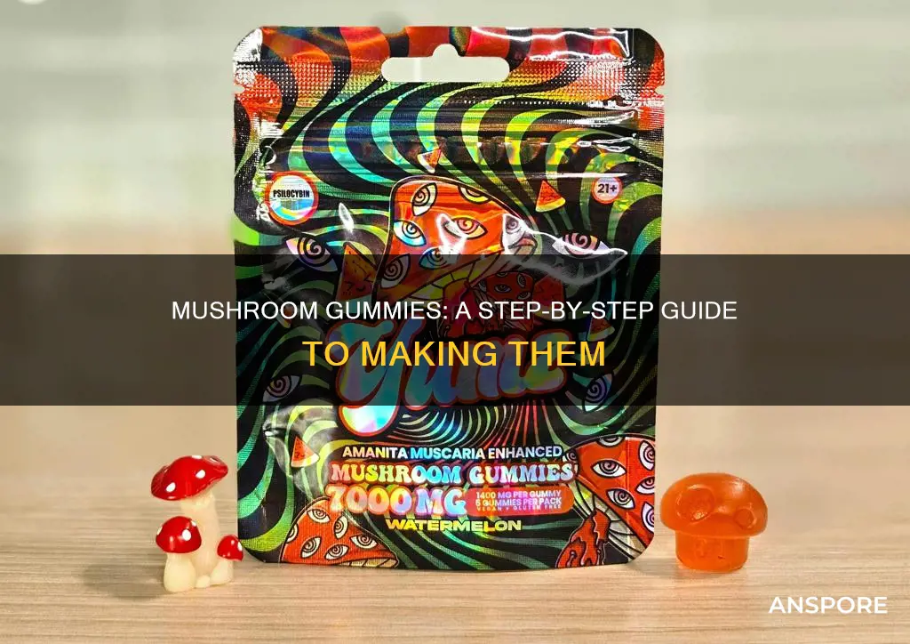 how are mushroom gummies made