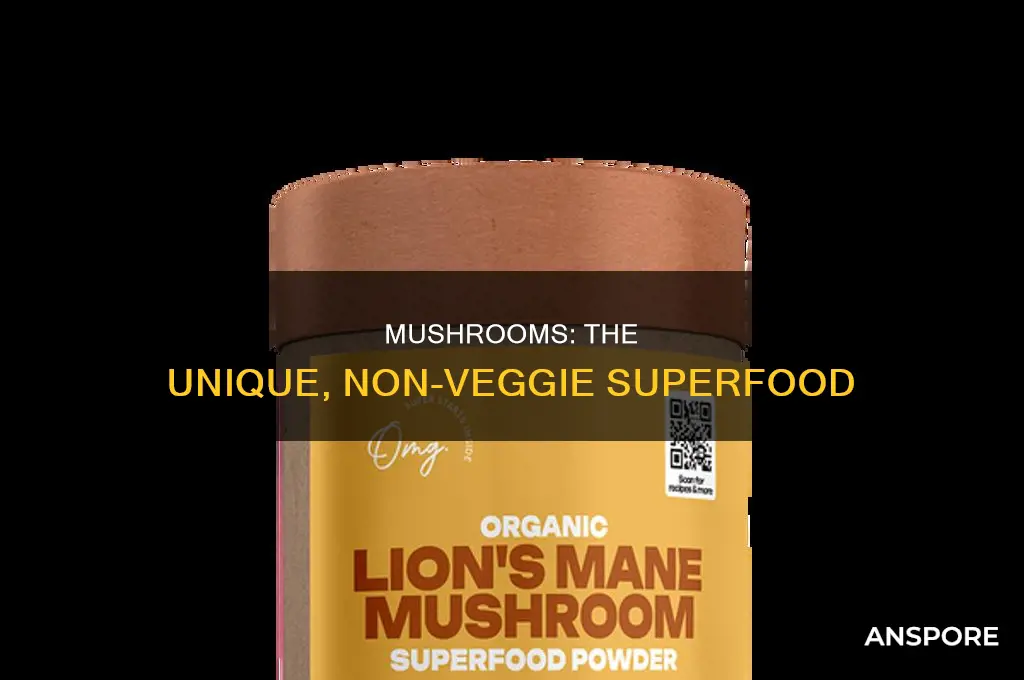 how are mushrooms different from vegetable