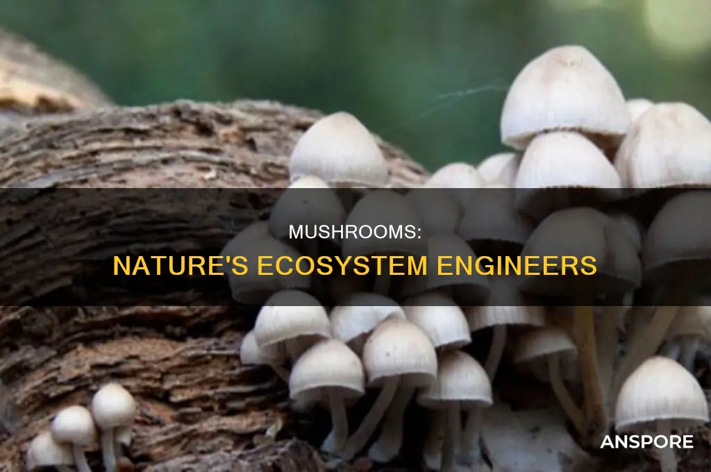 how are mushrooms linked to the ecosystem