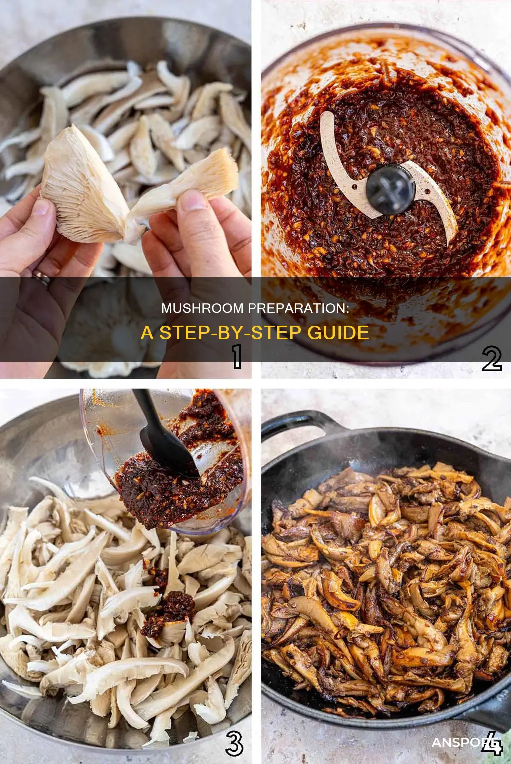 how are mushrooms prepared