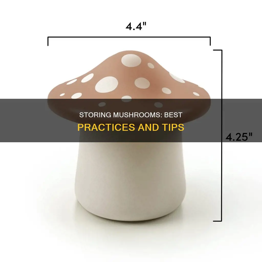 how are mushrooms stored