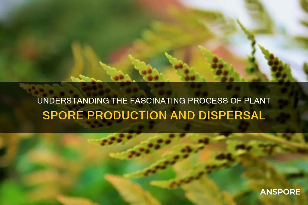 how are plant spores produced