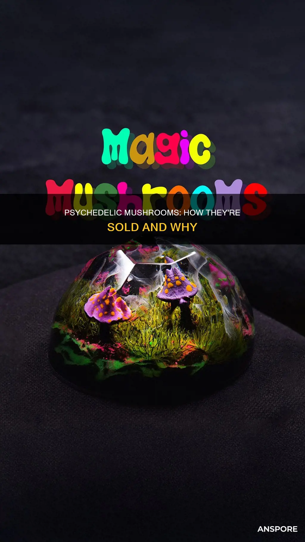 how are psychedelic mushrooms sold