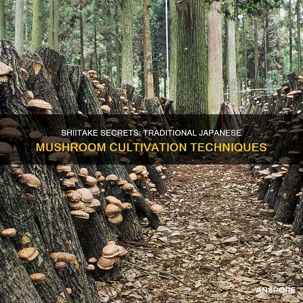 how are shiitake mushrooms grown in japan