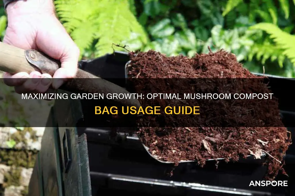 how bags of mushroom compost to use