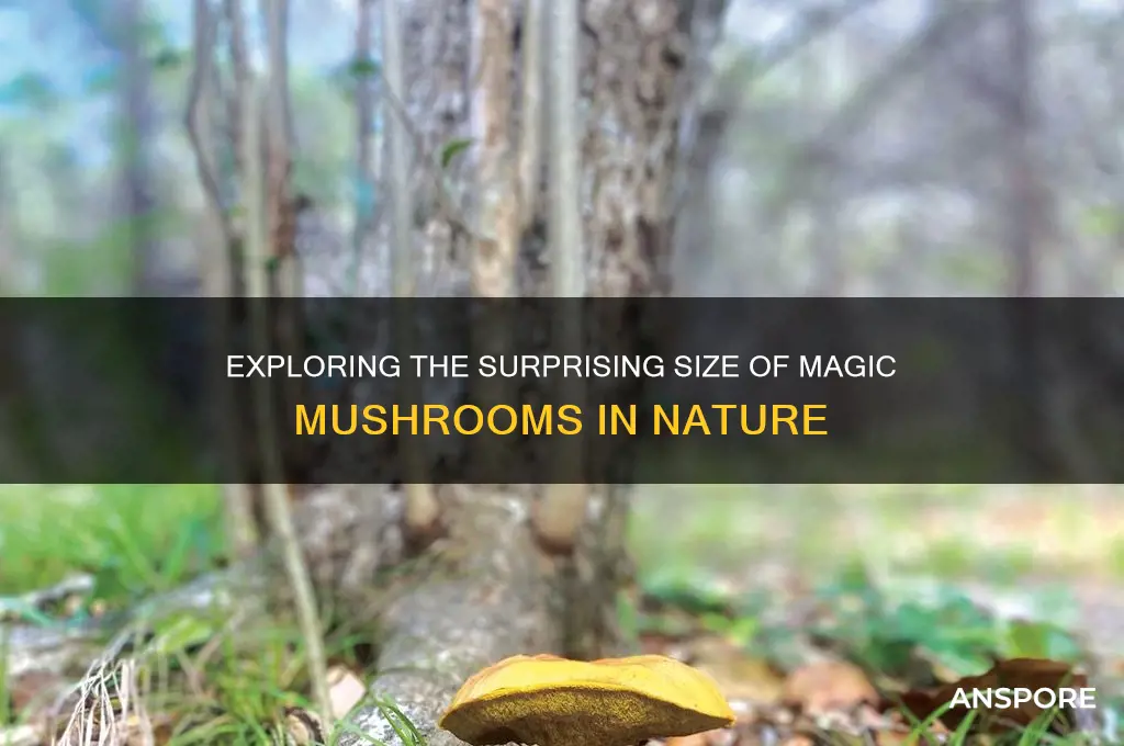 how big do magic mushrooms grow