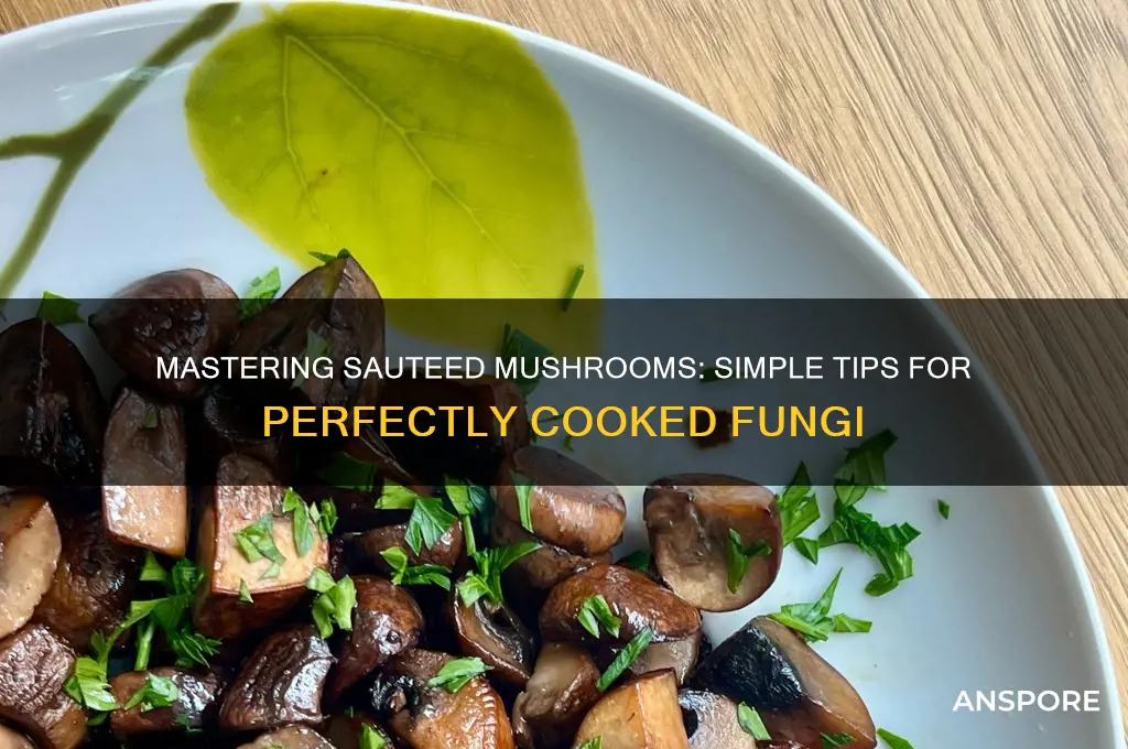 how can i make sauteed mushrooms
