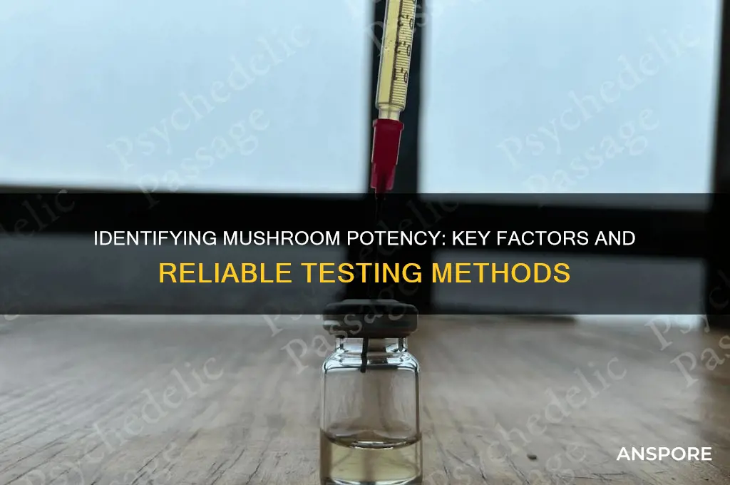how can i tell potency of mushroom