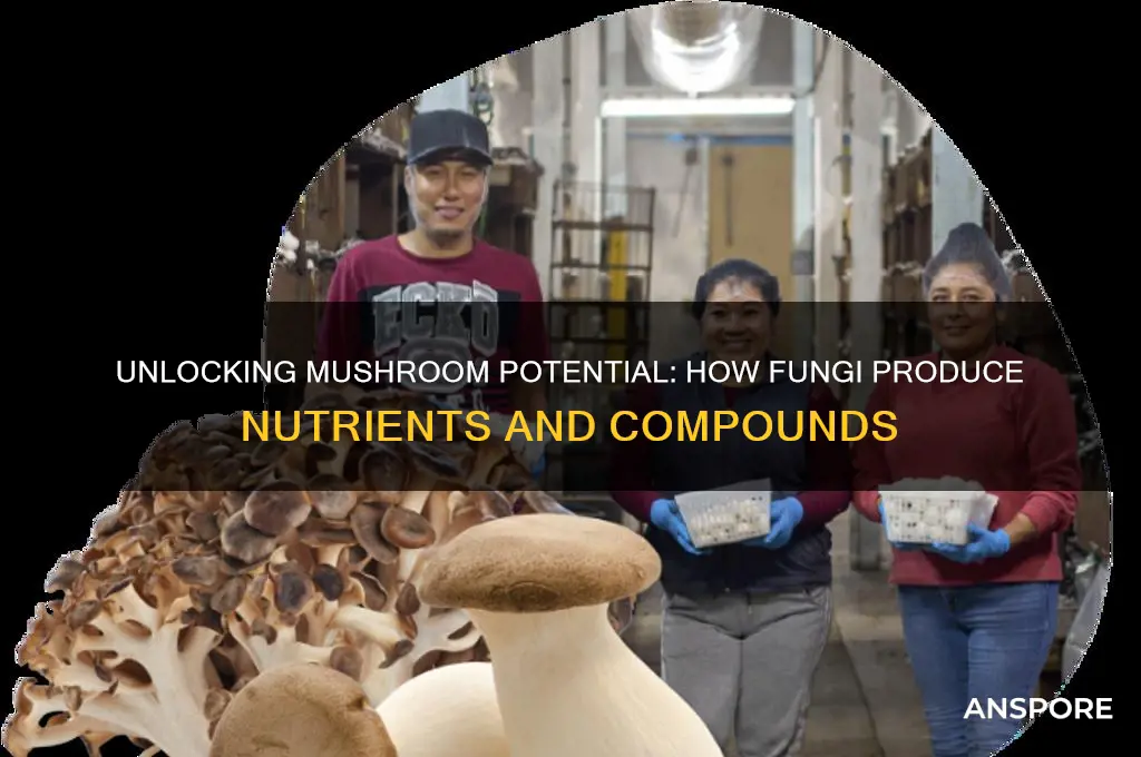 how can mushrooms produce