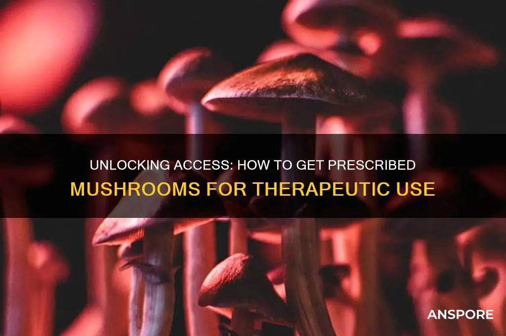 how can you get prescribed mushrooms