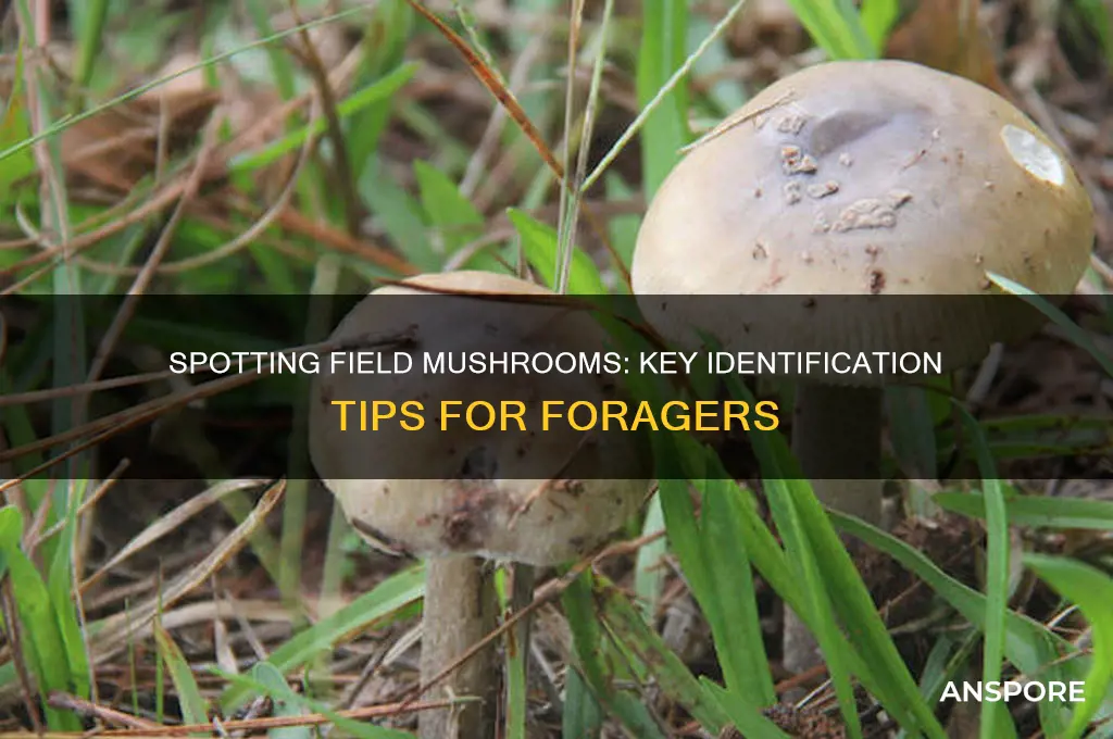 how can you identify a field mushroom
