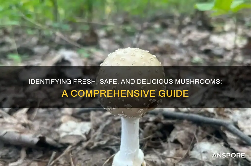 how can you tell if mushrooms are good