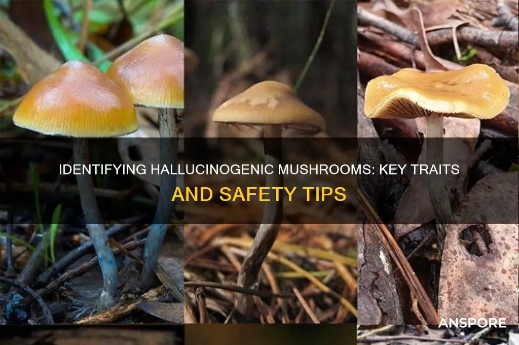 how can you tell when a mushroom is a hallucinogenic
