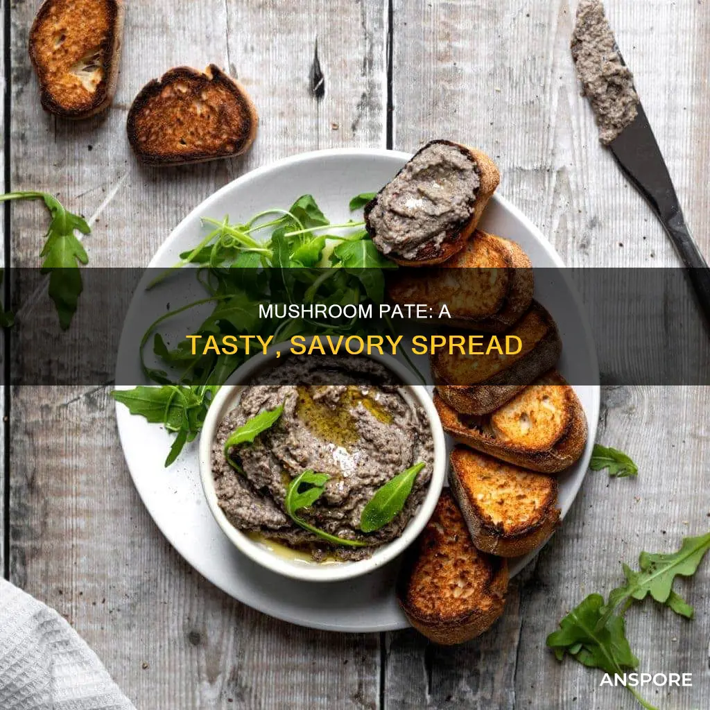 how describe a mushroom pate