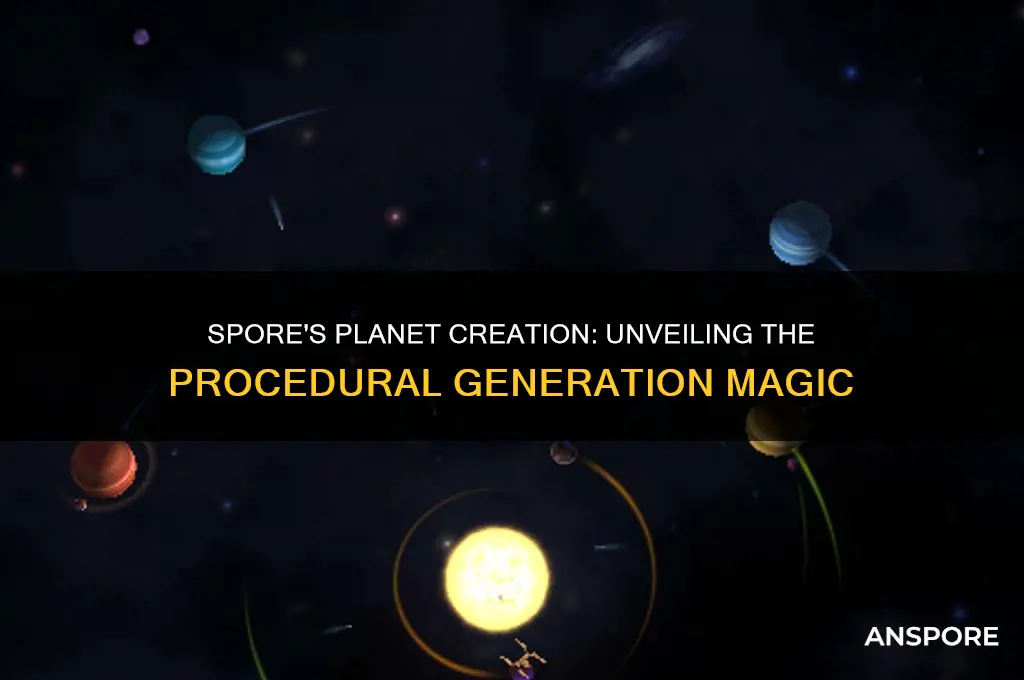how did spore make their planets