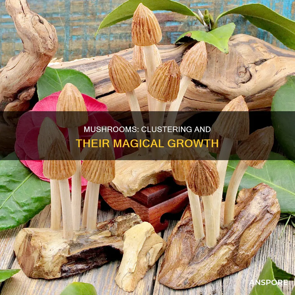 how do cluster of mushrooms