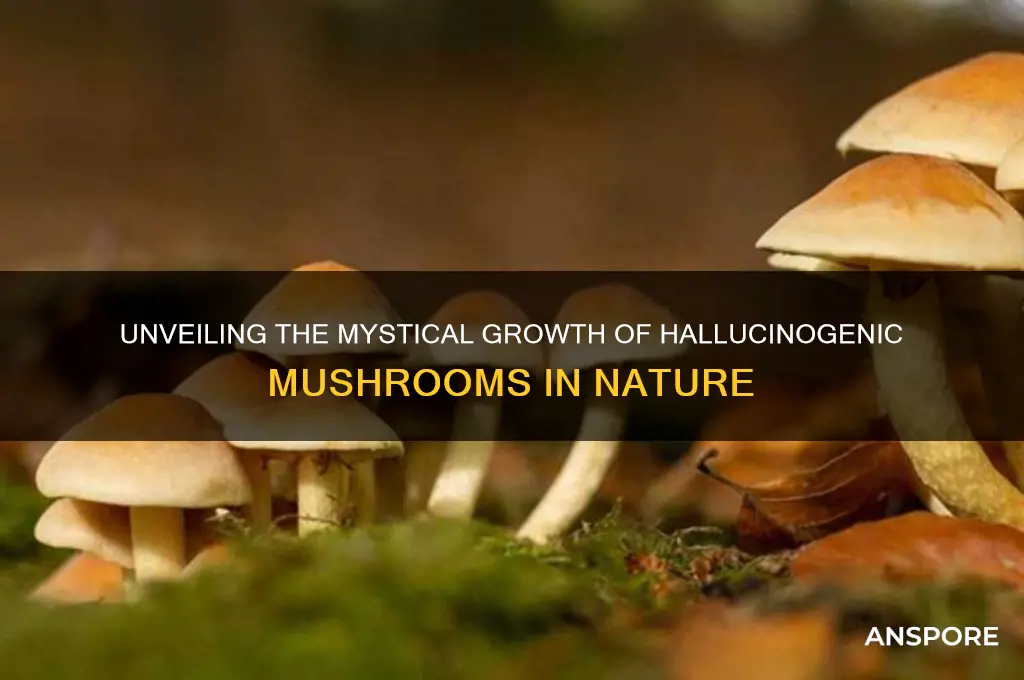 how do hallucinogenic mushrooms grow