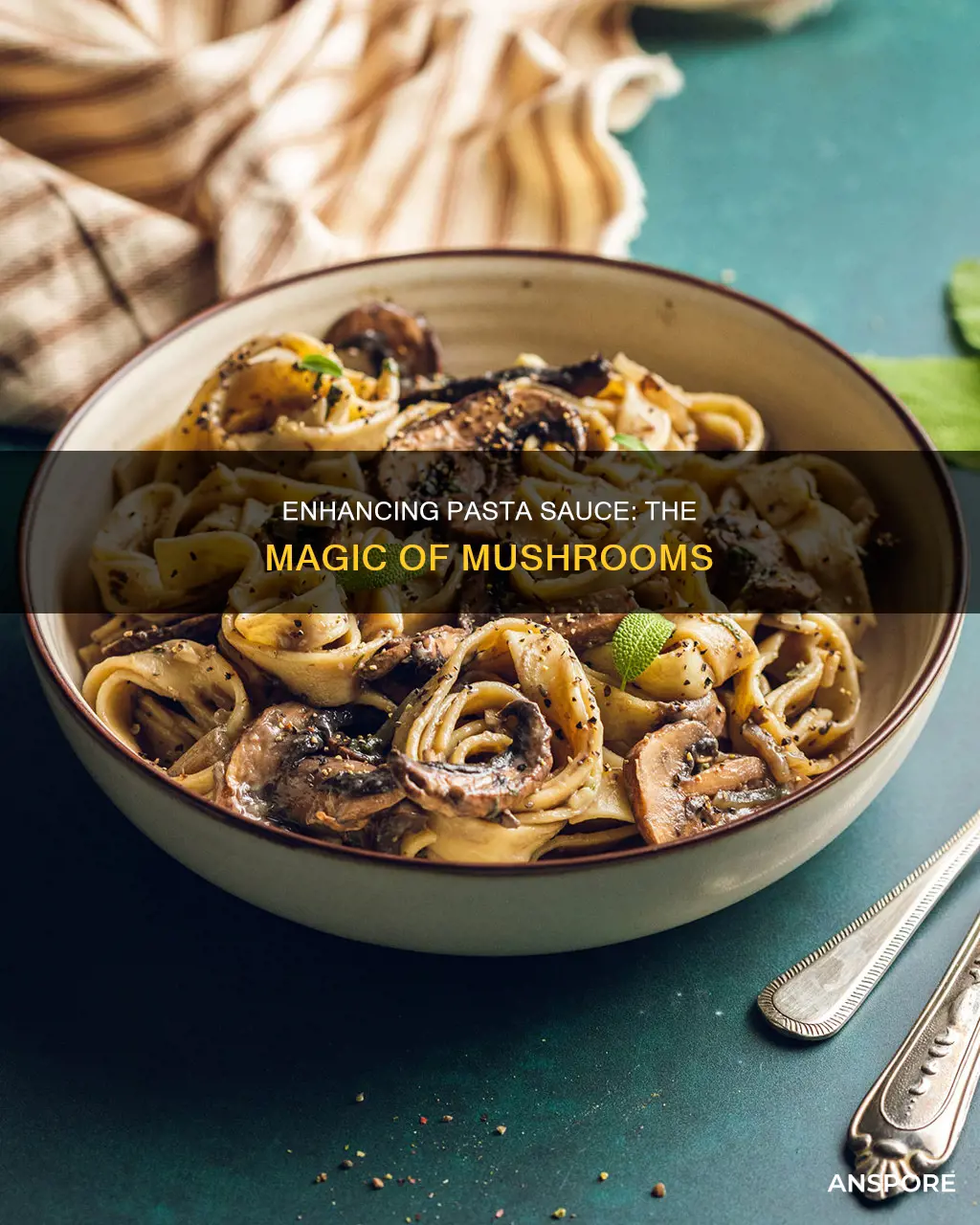 how do i add mushrooms to my pasta sauce