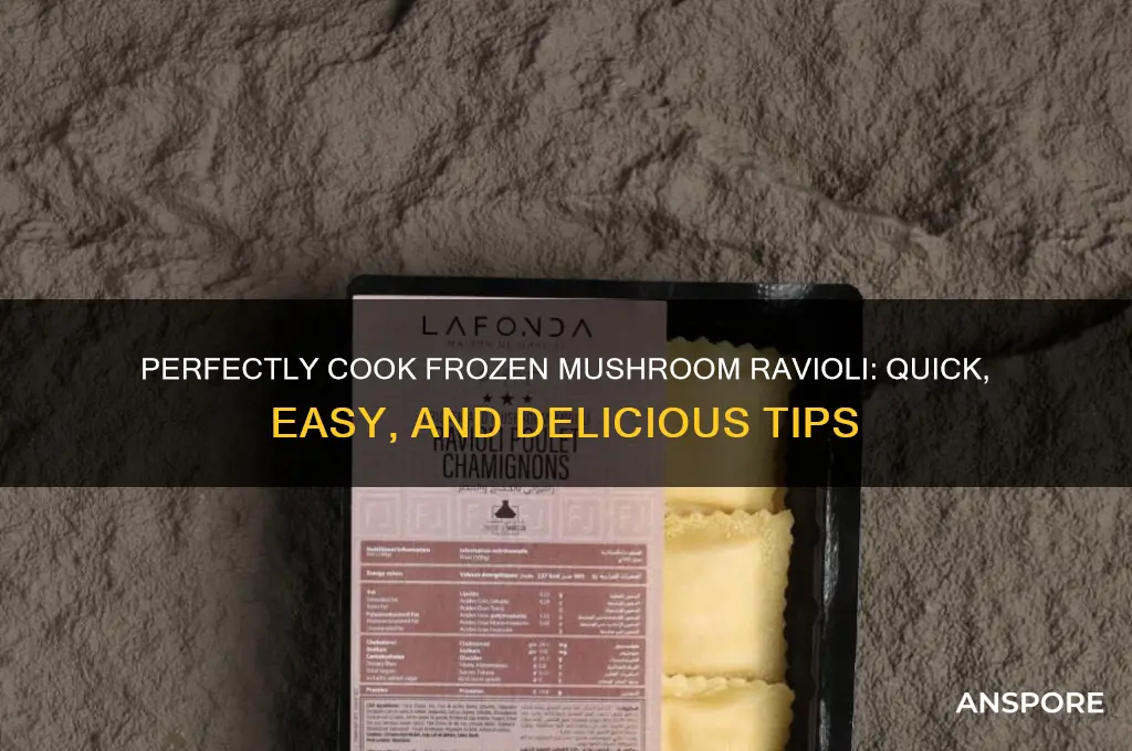 how do i cook frozen mushroom ravioli