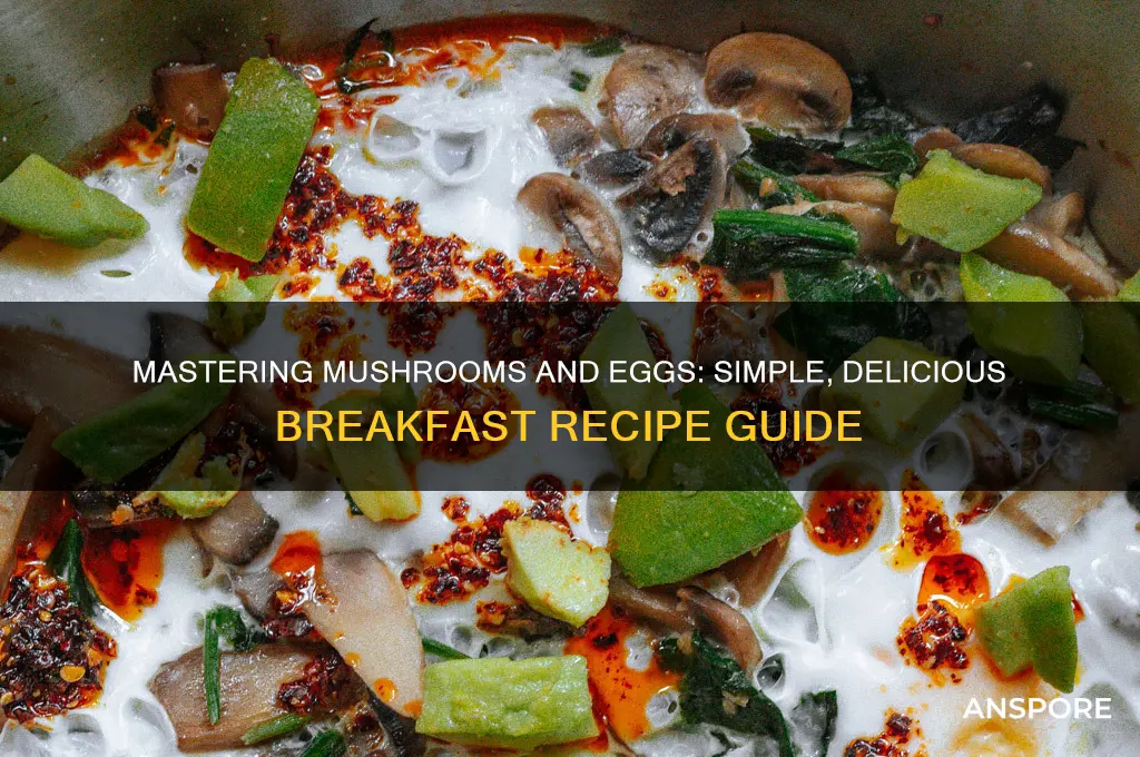how do i cook mushrooms and eggs