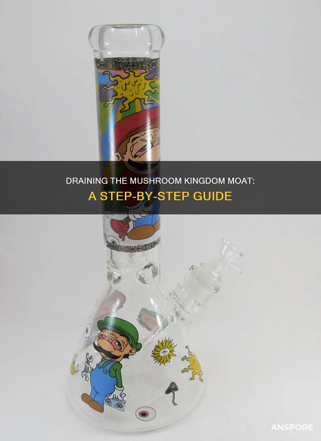 how do i drain the moat in the mushroom kingdom