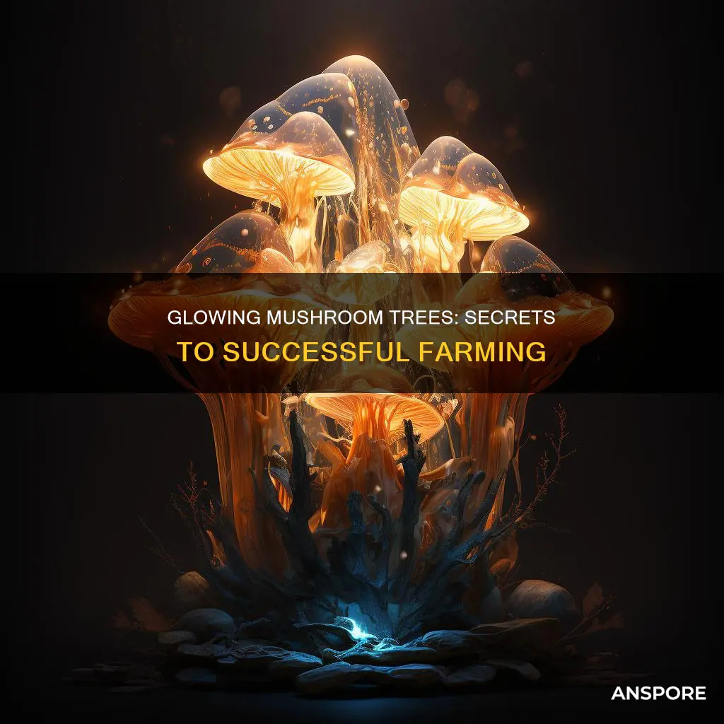 how do i farm glowing mushroom trees