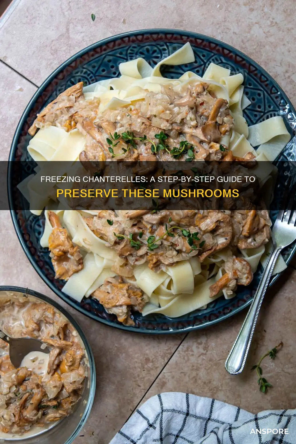 how do i freeze chanterelle mushrooms