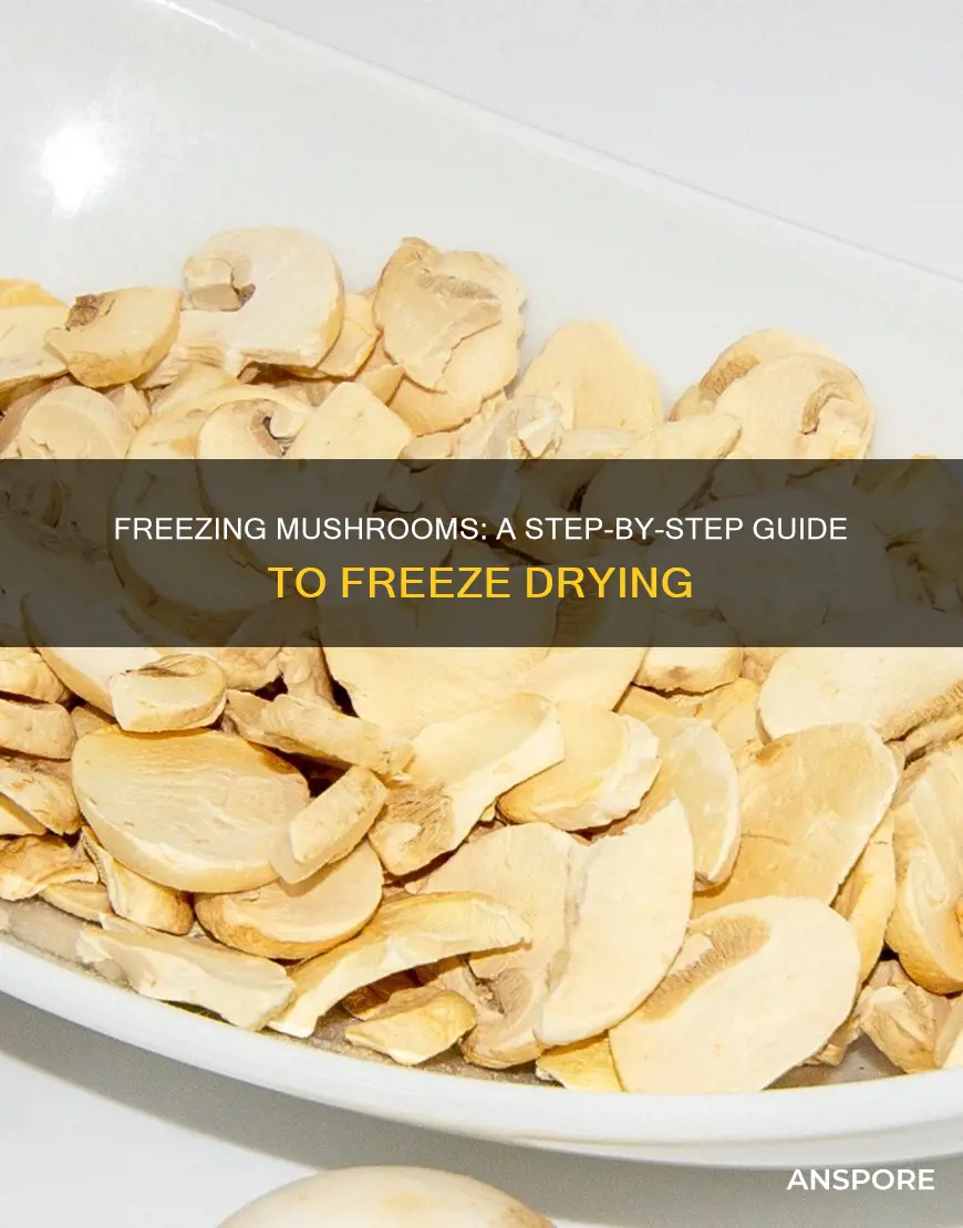 how do i freeze dry mushrooms