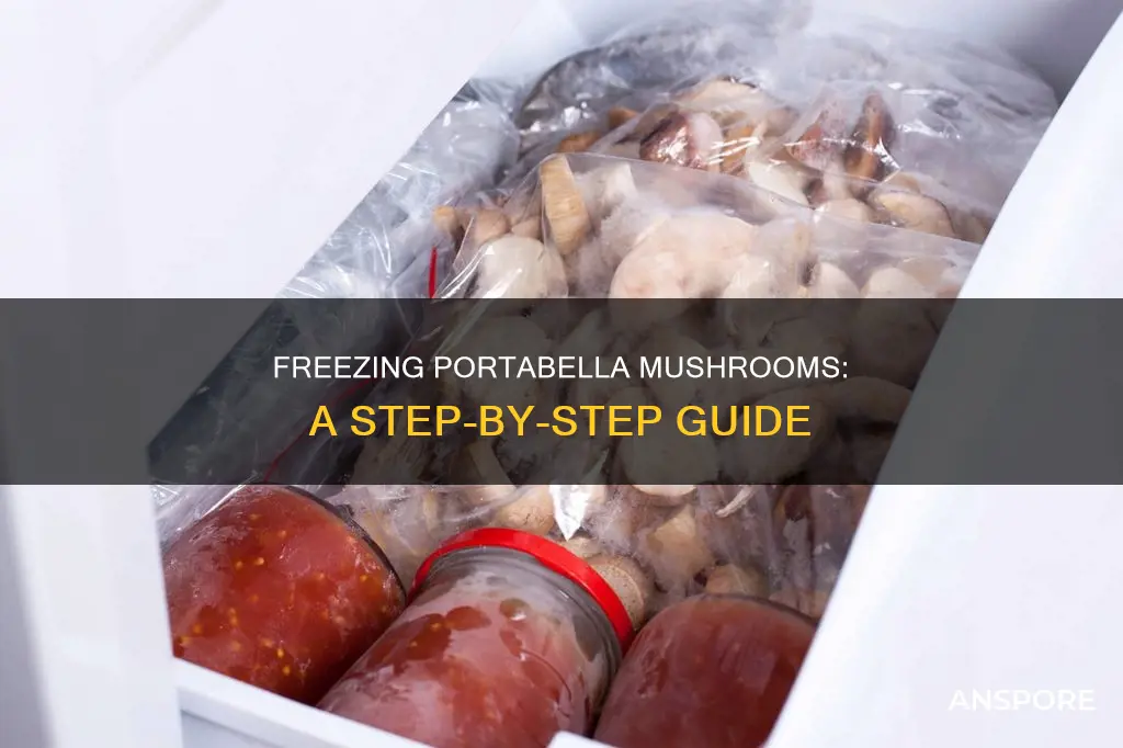 how do i freeze portabella mushrooms