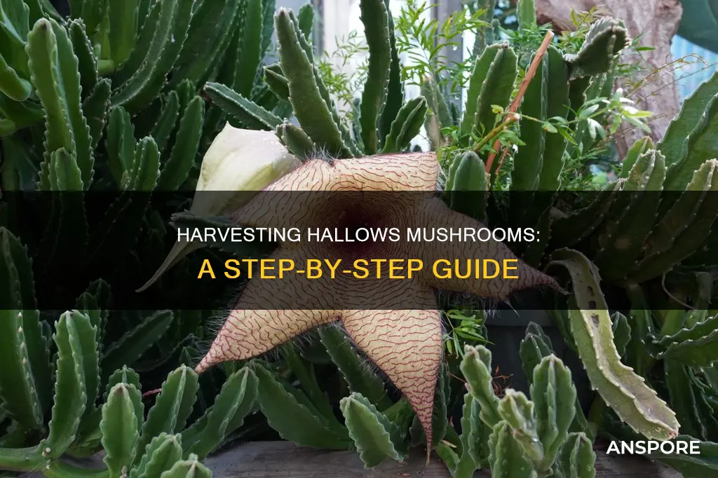 how do i harvest a hallows mushroom