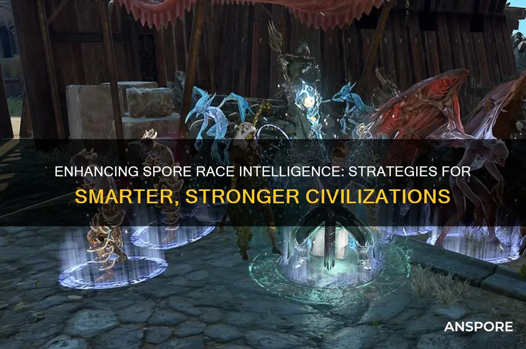 how do i increase the intelligence of a spore race