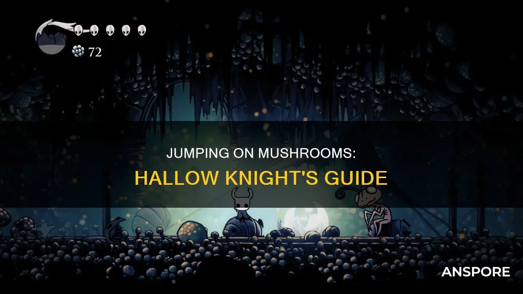 how do i jump on the mushrooms hallow knight