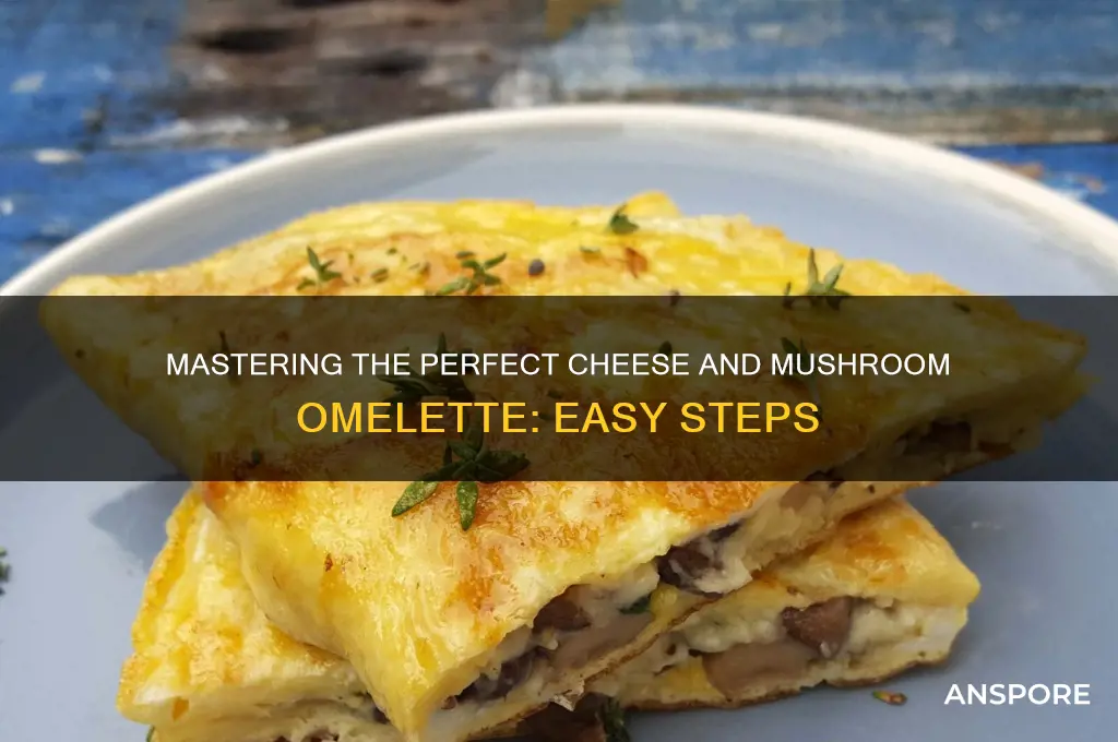 how do i make a cheese and mushroom omelette