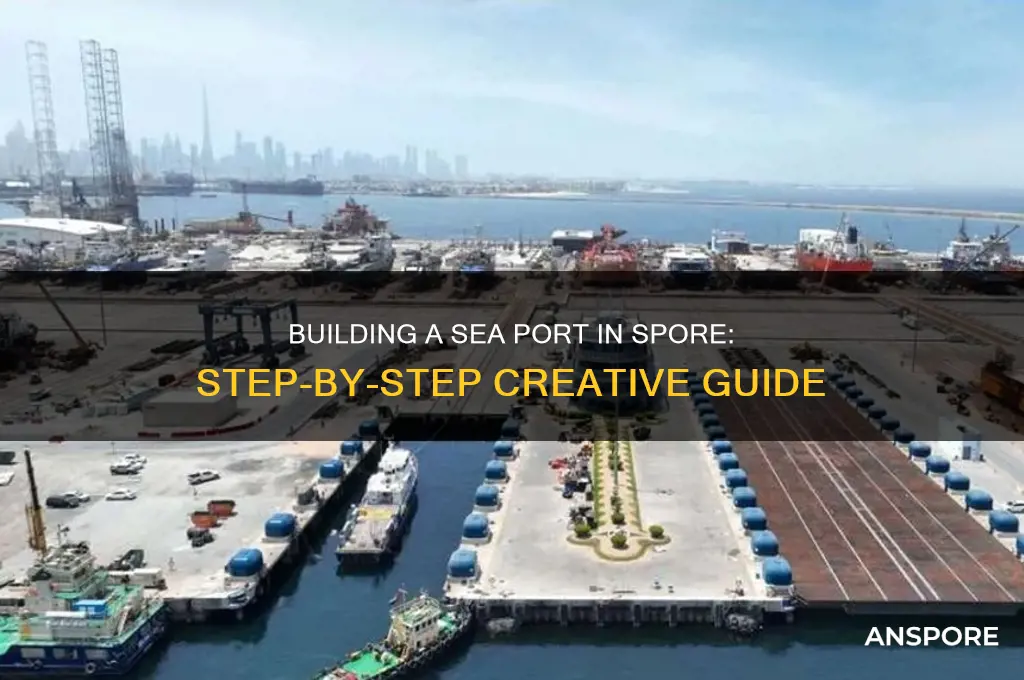 how do i make a sea port on spore