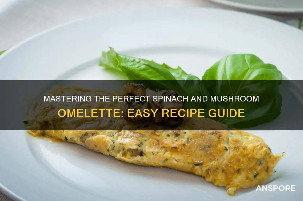 how do i make a spinach and mushroom omelette