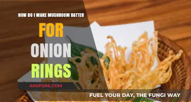 Crispy Mushroom Batter Recipe for Perfectly Coated Onion Rings